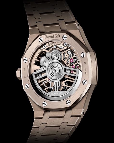 audemars piguet royal oak selfwinding flying tourbillon openworked sand gold